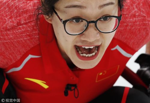 [高清組圖]冰壺女子循壞賽第七輪 中國5-12韓國