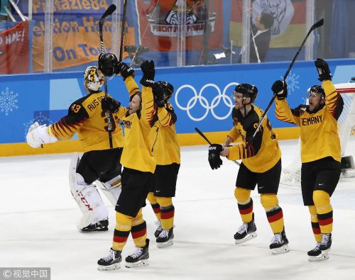 [高清組圖]德國4-3加拿大進男子冰球決賽