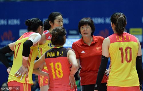 [高清組圖]世聯香港站中國女排3-0連勝 朱婷19分