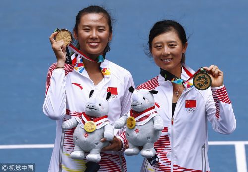 [高清組圖]網球女雙決賽 楊釗煊、徐一璠奪冠