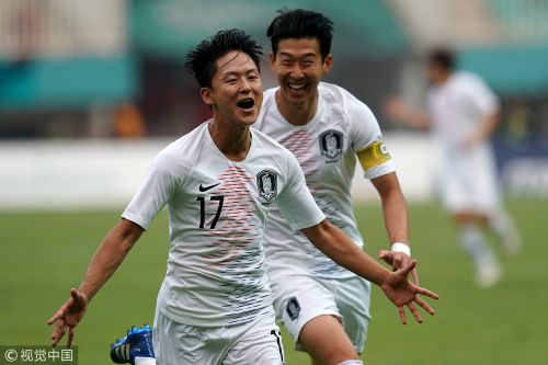[高清組圖]亞運男足韓國3-1越南 率先挺進決賽