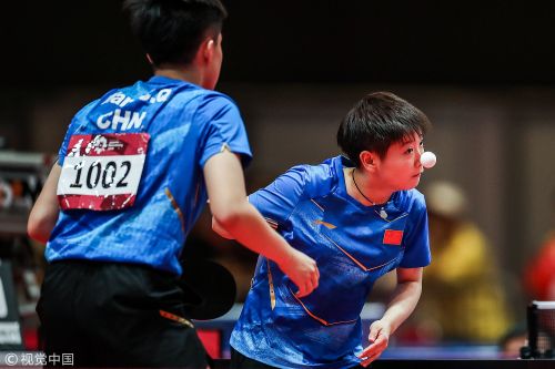 [高清組圖]中國包攬亞運乒乓球混雙冠亞軍