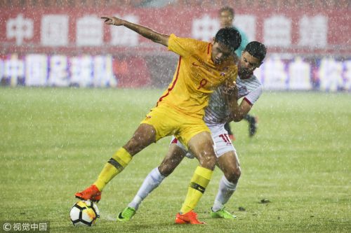 [高清組圖]暴雨中斷比賽 U21國青1-1塔吉克