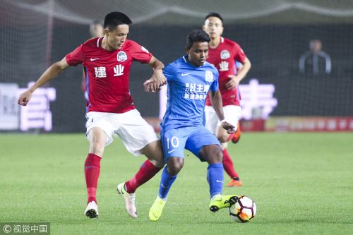 [高清組圖]程月磊兩失誤致丟球 建業2-0富力