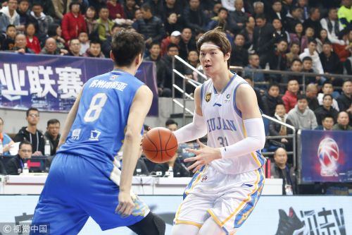 [高清組圖]福建險勝江蘇 王哲林19+9拉杜利察36分