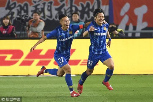 [高清組圖]吳曦汪嵩齊破門 蘇寧2-1卓爾