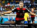 [世界盃]媒體聚焦巴西慘敗：德國高飛 巴西哭泣
