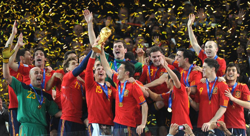 西班牙在南非世界盃奪冠