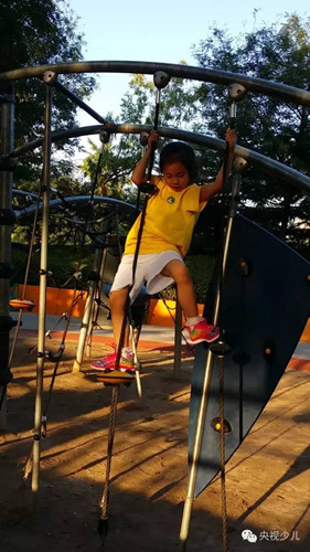 徐奧宇，6歲。不管有多難攀爬，我都能做到像猴子一樣靈活！