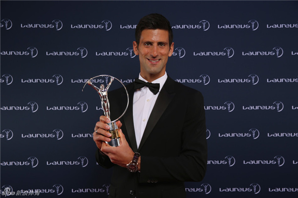 Djokovic earns best male athlete honors