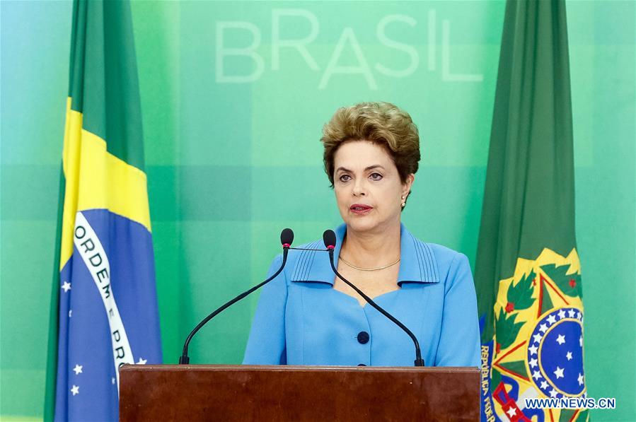 BRASILIA, April 18, 2016 (Xinhua) -- Image provided by Brazil