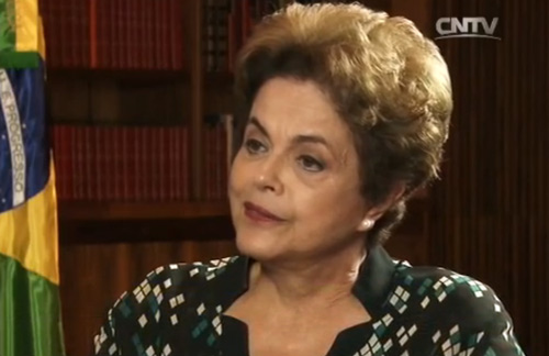 Suspended Brazilian President Rousseff