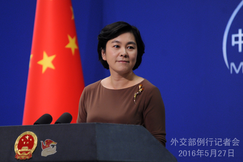 Foreign Ministry spokesperson Hua Chunying (Source: fmprc.gov.cn)