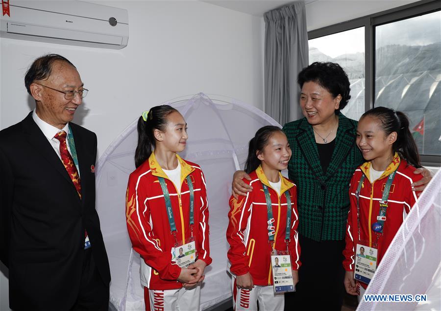 Chinese vice premier Liu Yandong(2nd R), Chinese president Xi Jinping