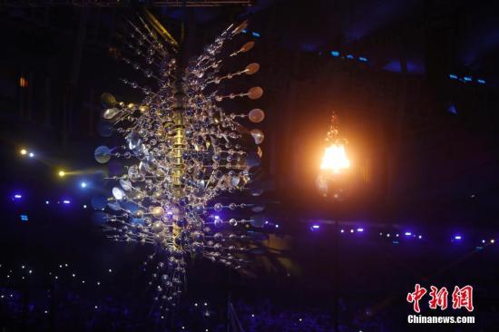 資料圖片：利馬點燃奧運聖火
