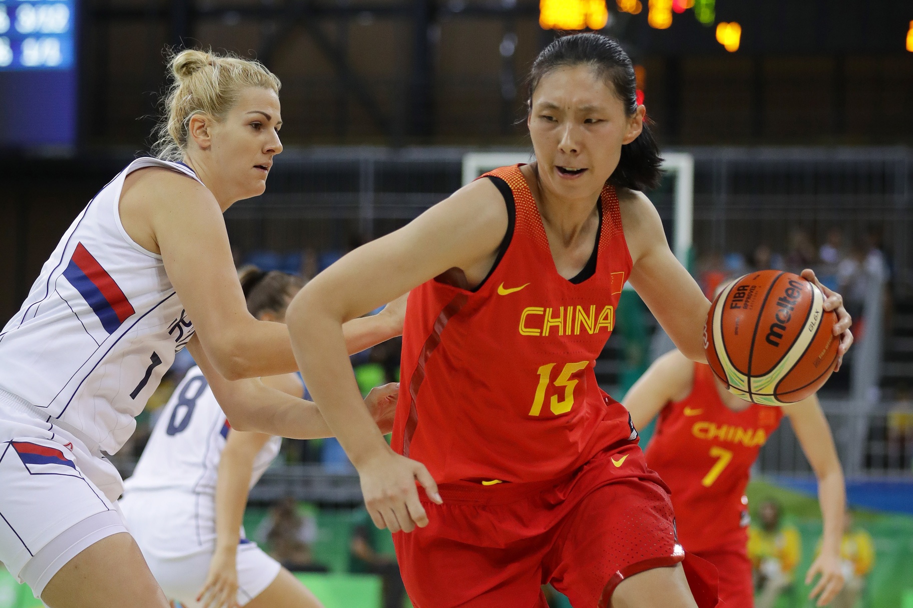 [高清組圖]女籃小組賽中國72-80不敵塞爾維亞隊