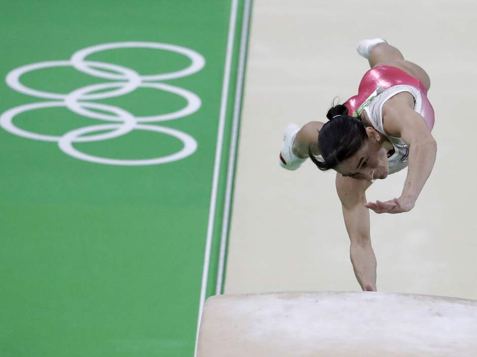 41-year-old Uzbek gymnast competing at seventh Olympic Games