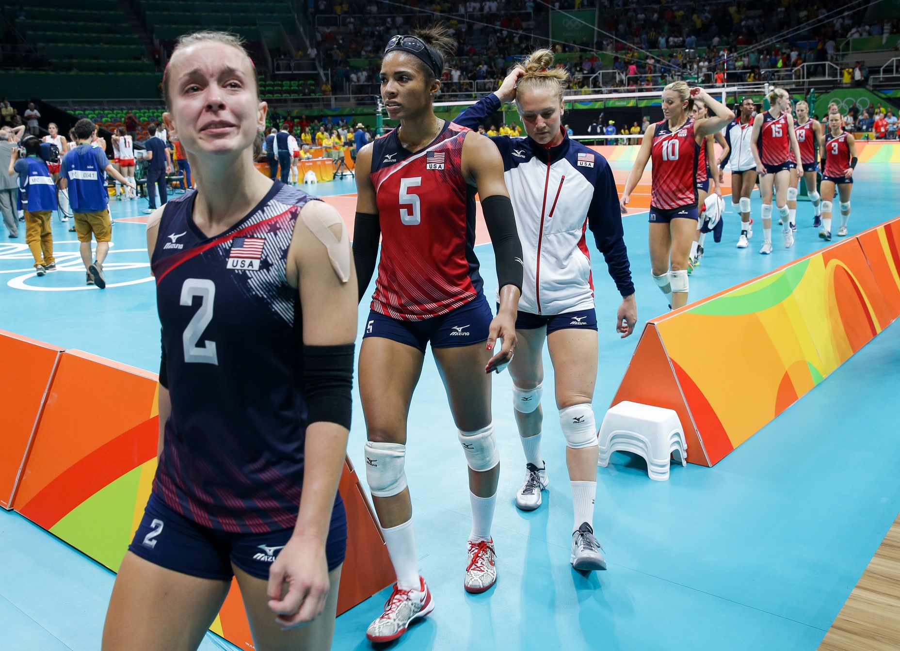[高清組圖]塞爾維亞女排3-2進決賽 熱門美國無緣爭冠