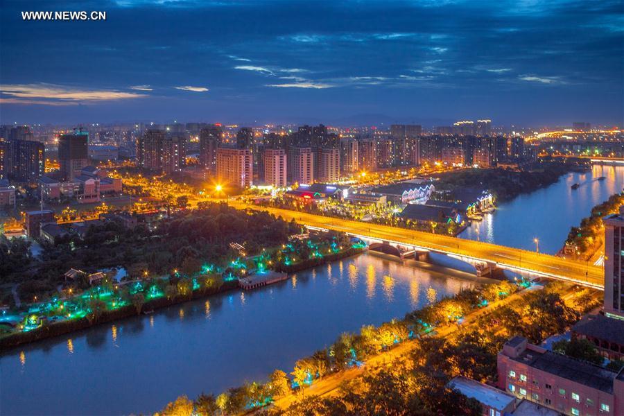 Photo taken on June 29, 2012 shows the Qingfang Bridge in Hangzhou City, capital of east China