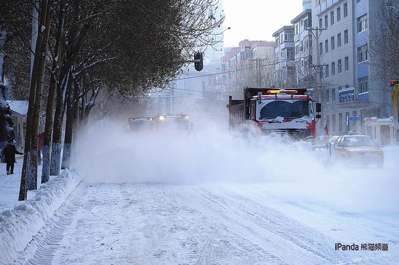 11月19日，哈爾濱大雪之後。（圖片作者 吳胡荼）