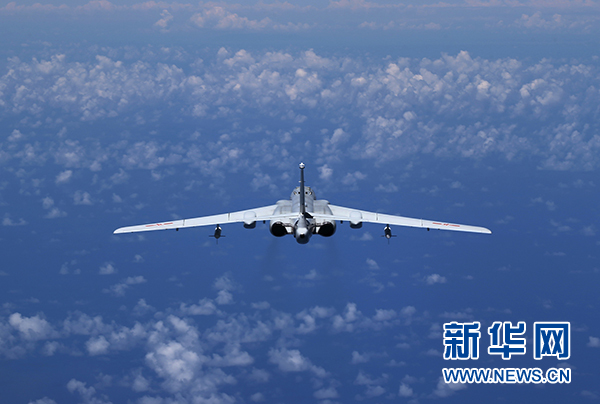 Warcraft from the Chinese Air Force flew over the Bashi Channel and the Miyako Strait on Friday in a west Pacific drill, an Air Force spokesman said Saturday.