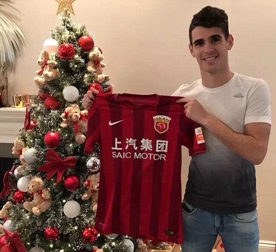 El Shanghai SIPG anuncia el fichaje oficial del brasileño Oscar proveniente del Chelsea inglés