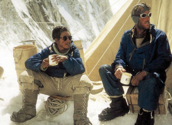 Photo: Edmund Hillary(R) and Tenzing Norgay.