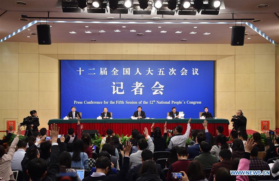 Director of the National Development and Reform Commission (NDRC) He Lifeng, vice directors of the NDRC Zhang Yong and Ning Jizhe, take questions on China