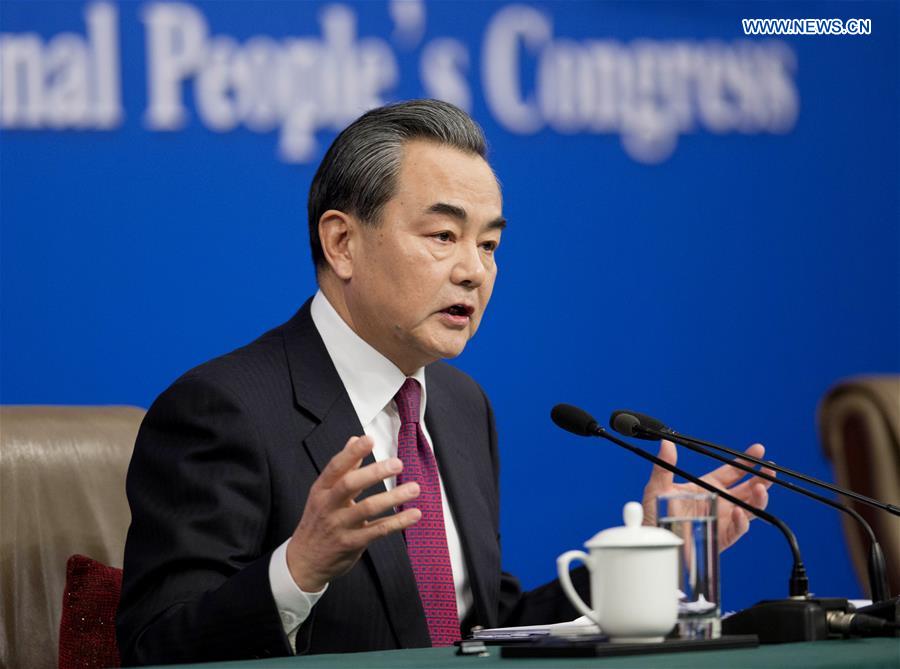 Chinese Foreign Minister Wang Yi answers questions on China