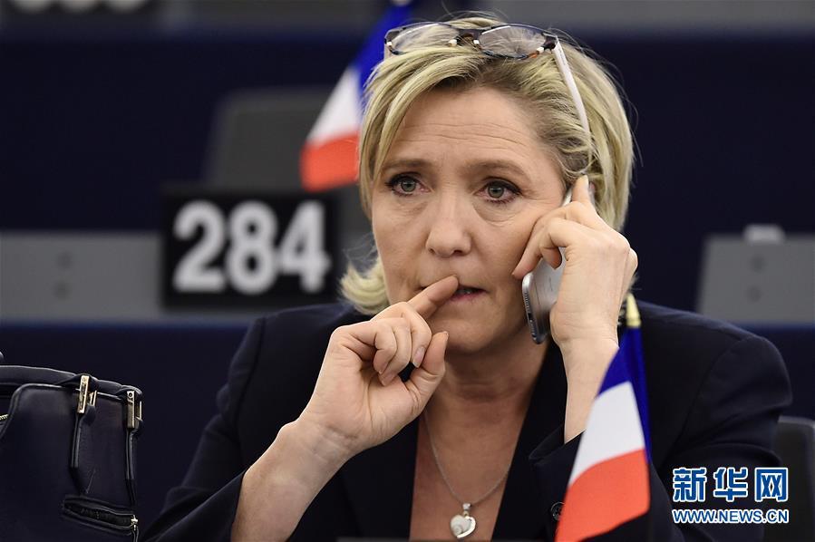 Marine Le Pen (Xinhua file photo)