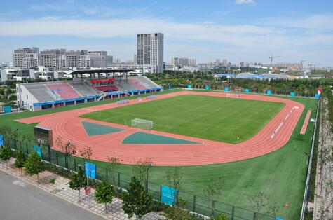 天津城建大學體育場：足球