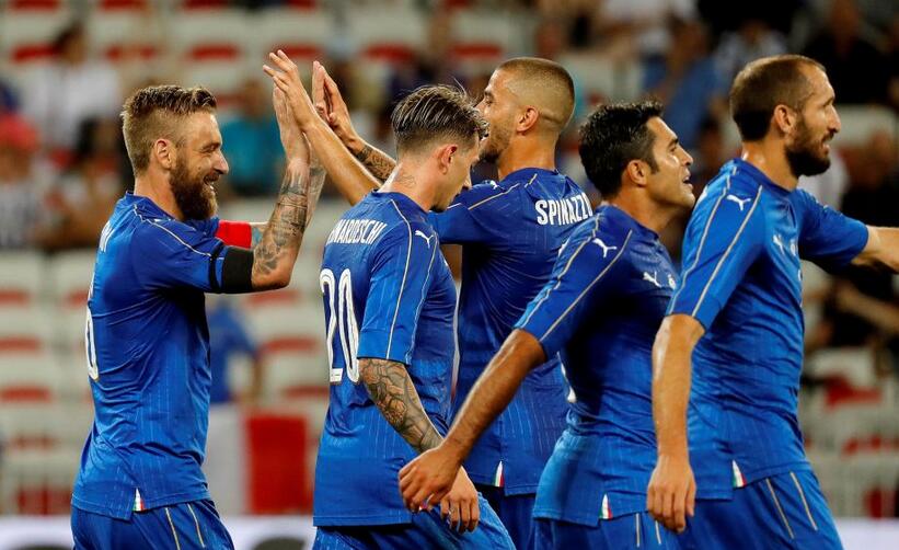 友誼賽意大利3-0烏拉圭