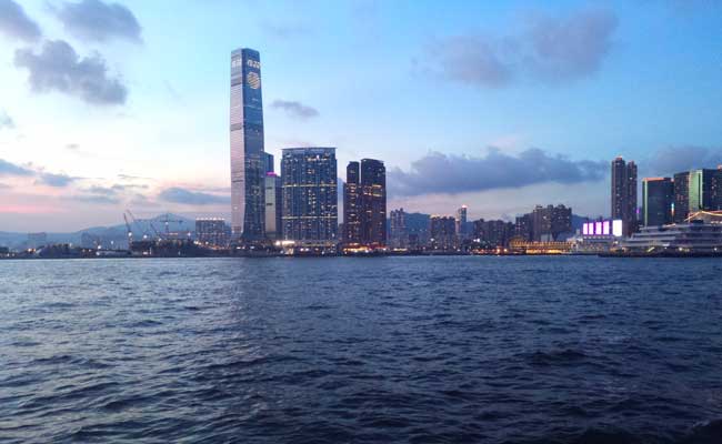 香港維多利亞港夜景