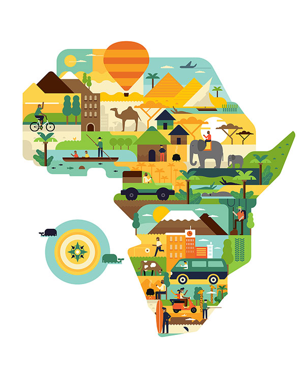 非洲大陸，作者：JONES & CO
