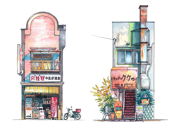 左：Nakashimaya，目白區請酒店；右：Kitchen Kuku餐廳，吉祥寺區域