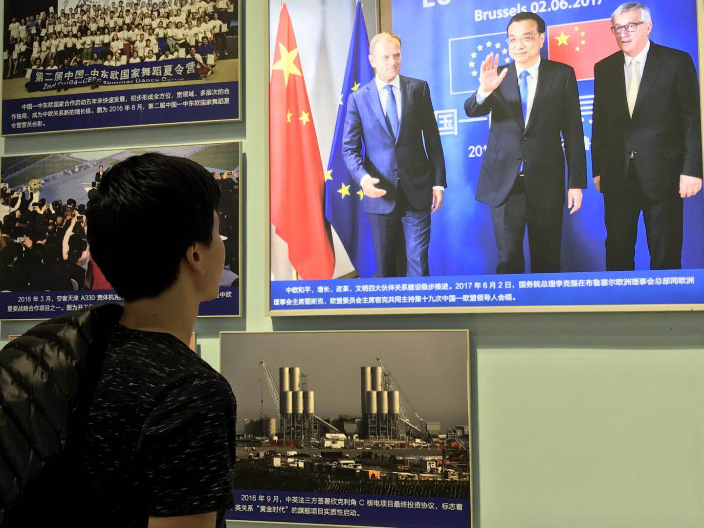   Author Eduardo Baptista at the Beijing Expo.