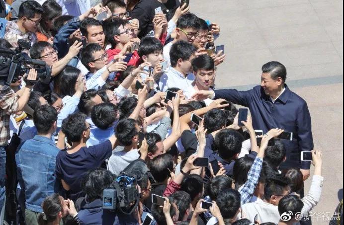 2018年5月2日，中共中央總書記、國家主席、中央軍委主席習近平到北京大學考察。