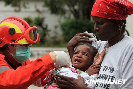 Aid workers have also been blocked by debris on inadequate roads and by survivors, gathered in the open, fearing aftershocks from the quake.