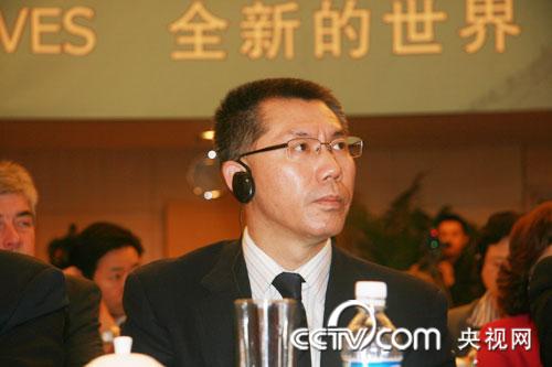 中國中央電視臺總編室主任梁曉濤在開幕現場