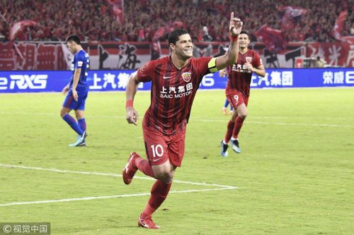 [高清組圖]武磊世界波胡爾克點射 上港2-0勝申花