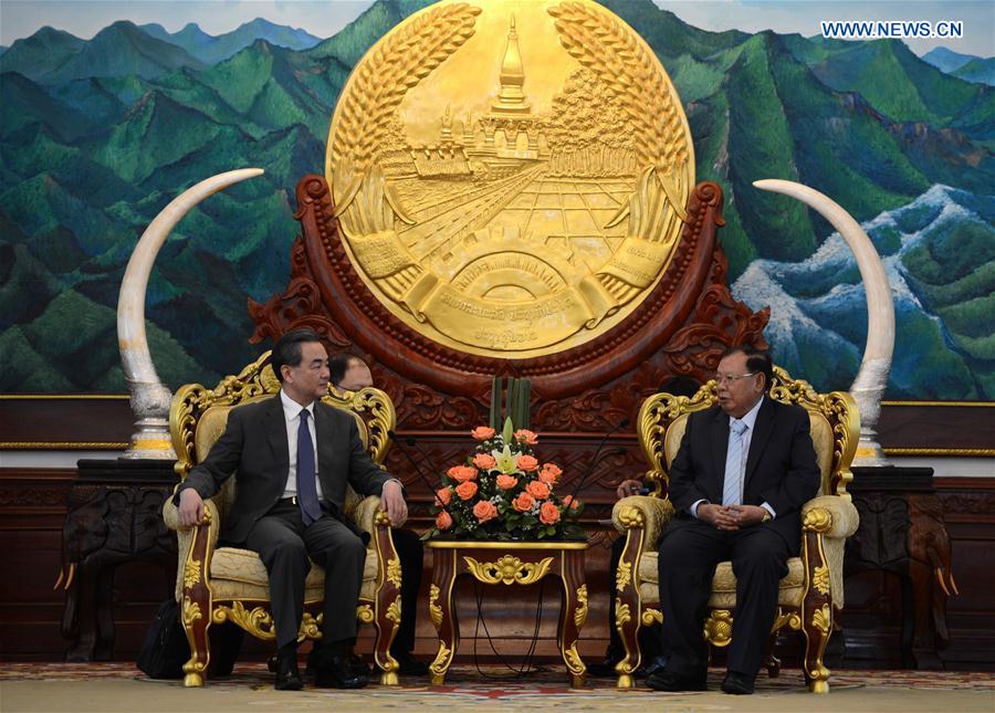 VIENTIANE, April 24, 2016 (Xinhua) -- General Secretary of the Lao People