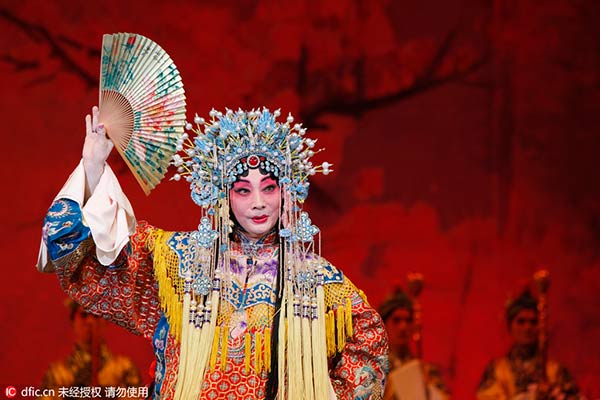 Mei Baojiu performs in Changchun, Jilin province, July 17, 2011. [Photo/IC]