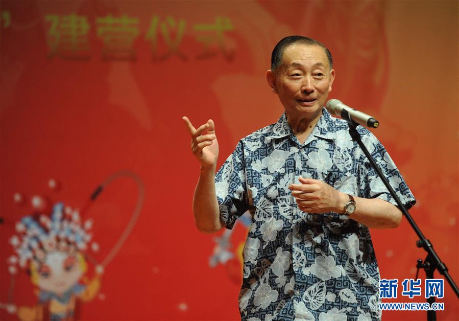 Renowned Peking Opera artist Mei Baojiu, the ninth son of artistic master Mei Lanfang, dies at the age of 82, April 25, 2016. [Photo: Xinhua]