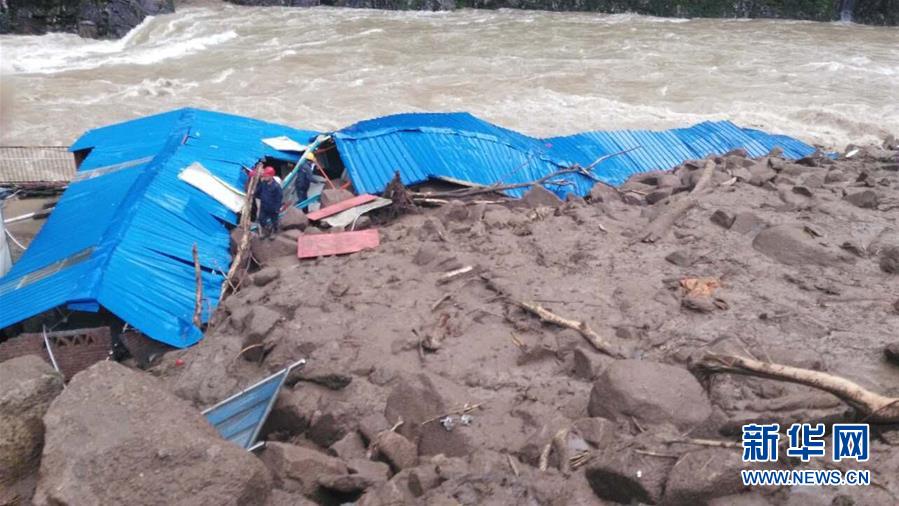 Seven people have been rescued and about 28 people are trapped at a construction site in Southeast China.  