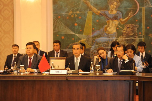 Chinese Foreign Minister Wang Yi on Tuesday made a five-pronged proposal for the development of the Shanghai Cooperation Organization (SCO), calling on all member states to expand and strengthen their cooperation with more effective measures and better coordination.