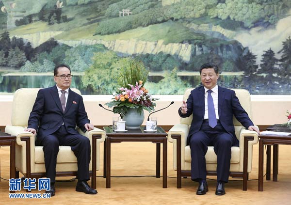 Chinese President Xi Jinping has met in Beijing with a visiting delegation of the Workers