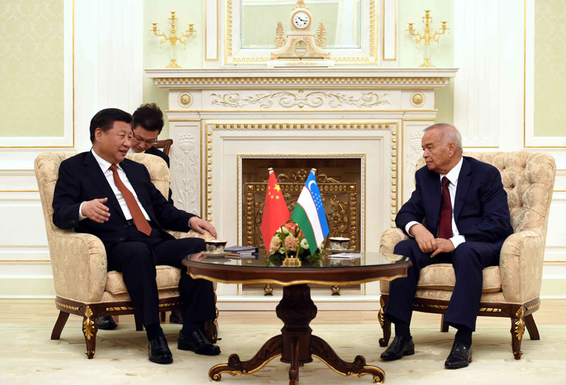 China and Uzbekistan have elevated ties to a comprehensive strategic partnership. 