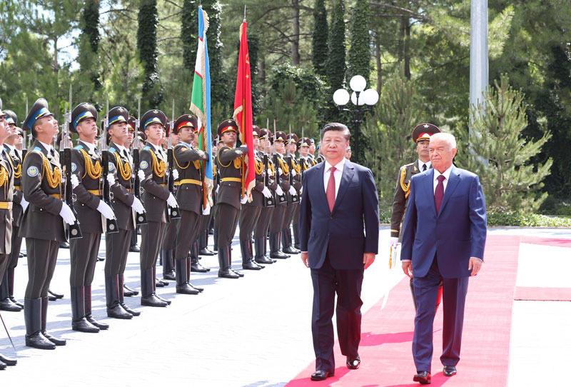 China and Uzbekistan have elevated ties to a comprehensive strategic partnership. 