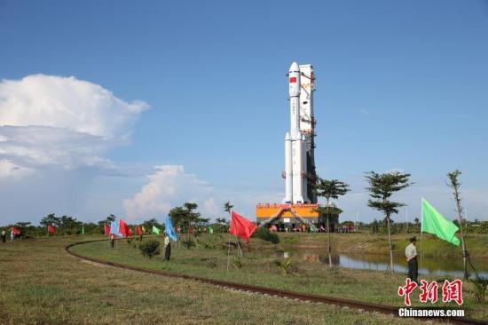 Chinese military have moved a Long March 7 rocket -- one of China