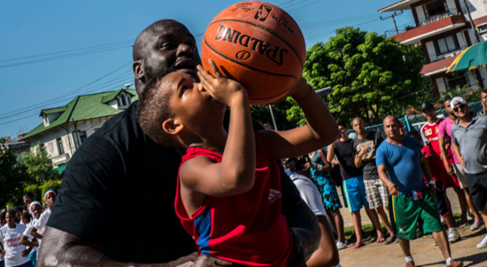 Shaq brings US basketball diplomacy to Cuban capital